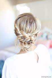 Easy Homecoming Updo Twisted Hairstyle Twist Me Pretty Hair Styles Simple Prom Hair Easy Hair Dos