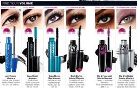 avon mascara chart find your volume at youravon com