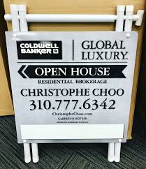Our New Coldwellbanker Globalluxury Open House Signs Have Just Arrived Yahoo Coldwellbanker Coldwellbanker Open House Signs Real Estate Signs Open House