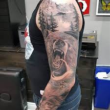 Bear pics bear pictures wolf tattoos animal tattoos grizzly bear tattoos water colors art inspo raven watercolor tattoo. Awesomely Cool Grizzly Bear Tattoo Design Ideas Body Tattoo Art