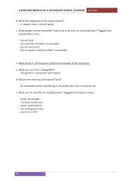 Amanda class 10 poem question and answers. Lower Form