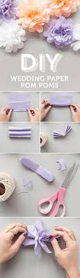 Diy Wedding Paper Pom Poms Diy Wedding Decorations Diy Wedding Crafts