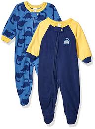 The blanket sleeper (also known by many other synonyms and trade names) is a type of especially warm sleeper or footie pajama worn primarily during the winter in the united states and canada. Gerber Baby Boys 2 Pack Blanket Sleeper Blue Gold Dino 3 6 Months The Frumcare Store