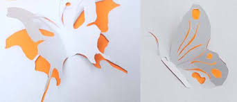 3d paper butterfly template #1 get the butterfly cut file here → etsy.me/3juqoyq see more of my 3d butterfly templates. Butterfly Cut Outs