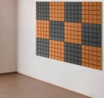 Zestaw paneli akustycznych kostka wypukła 12 sztuk 3m² grubość 5cm