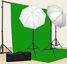 Amazon Com Chromakey Green Screen Kit 800w Photo Video Lighting Kit 10x12 Feet Green Screen And Backdrop Support System Included Ul15 10x12 Green By Fancier U15 10x12 Green Photo Studio Backgrounds