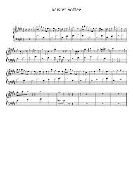 Mister Softee Sheet Music For Piano Solo Musescore Com
