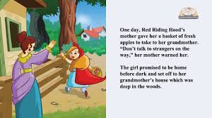 The Wolf That Fell In Love With Little Red Riding Hood English English Talking Book Little Red Riding Hood Stories For Kids Kids Stories Online Online Stories