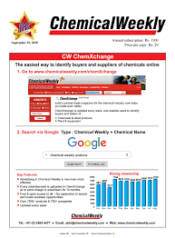 Browse recommended jobs for you. Chemical Weelkly September 29 2020 By Chemicalweekly Issuu