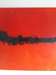 Gemälde abstrakt bilder kunst malerei original leinwand picture größe: Rot Und Schwarz Malerei Modern Abstrakt Frau Von Gabriele Knospe Bei Kunstnet