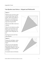 Folded with 8 rectangular sheets of paper, without glue. Sekundarstufe Unterrichtsmaterial Mathematik Geometrie Geometrie Kreativ Begreifen Origami