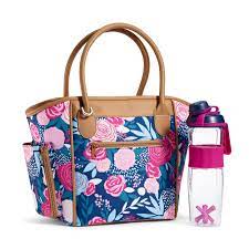 Essentially, such lunch boxes are insulated to keep your food. Buy Lunch On The Go Lunch Bag For Women Insulated Lunch Tote For Ladies Girls Female Large Reusable Soft Lunch Box Purse Cooler For School Work Office Large