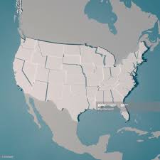 3d Render Of A Country Map Of The United States Of America With The In 2020 Country Maps United States Map United States