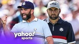 Justin Rose and Bryson DeChambeau at the Ryder Cup