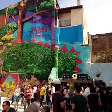 Ambientazo En El Festival Gastronomico Catatruck Este Fin De Semana En Alasarmas Org Arte Urbano Arte Callejero Arte