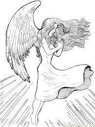 Pretty christmas angel coloring page. Christmas Angel Coloring Page 15 Coloring Page For Kids Free Angel Printable Coloring Pages Online For Kids Coloringpages101 Com Coloring Pages For Kids