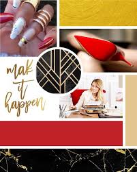 Black And Gold Website Color Scheme Branding Web Design Portfolio Karmen Kendrick Creative Website Color Schemes Branding Website Design Red Colour Palette