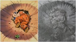 Dragon ball z showed yamcha lying face down in a dirk crater with his uniform torn to shreds. Dragon Ball S Death Pose Fan Art With An Unusual Spin Dragonball Forum Neoseeker Forums
