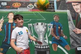 From Belfast Celtic, Man Utd to Barcelona: Patrick O'Connell mural  relaunched