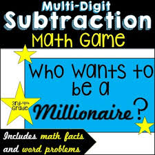 Subtraction Game Who Wants To Be A Millionaire Math Multiplication Games Math Subtraction Games Subtraction Games