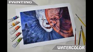 He also produces the really. Pennywise Painting Watercolor It Movie Time Lapse Pennywise Painting Painting Watercolor