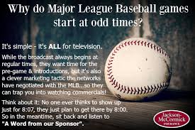 Triviatuesday Curious Why Major League Baseball Games Start At Peculiar Times Like 4 37 Or 8 07 The Reason S Game Start Baseball Games Major League Baseball