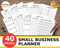 Small Business Planner Printable Home Business Journal Sales Planner Templates Seller Journal Profi Small Business Planner Business Planner Business Printables