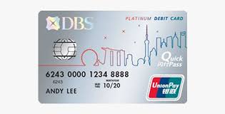 Dbs group holdings is a singapore based financial holding company that operates primarily through dbs bank. Dbs Bank Debit Card Hd Png Download Kindpng
