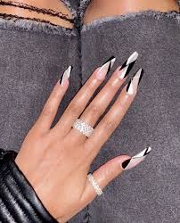 Attractive Acrylic Black Coffin Nails Designs 70 Attractive Acrylic Coffin Nails To Try Acryliccoffinnails Attractivecoffinnails Luxuryfu Ballerina Nails Designs Coffin Nails Designs Long Nail Designs