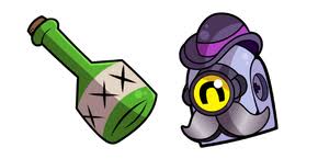 Barley attacks by lobbing bottles at enemies, doing splash damage. Brawl Stars Cursor Collection Custom Cursor