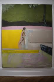 Walking Figure By Pool Peter Doig 2011 Oil On Linen 260 X 200 Cm Peter Doig Figurative Artists Painting