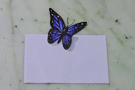 You have probably learned already the basic. Butterfly Art 3d Blue Butterfly Drawing Step By Step Tutorial Steemit