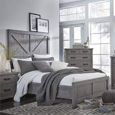 Maybe you would like to learn more about one of these? Modus Austin King Barn Door Panel Bed In Rustic Gray 9x13f7