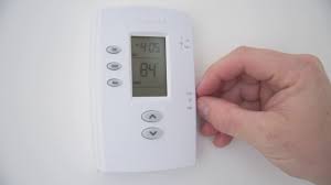 Make sure the thermostat is set to the system you want to control (heat or cool). Programmable Thermostat Youtube