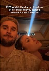We Were Watching Hamilton and He Called Interminsion Halvetime