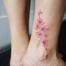 Cherry Blossoms By G No Foot Tattoos Foot Tattoo Tattoos
