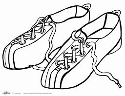 Download this adorable dog printable to delight your child. Bowling Shoes Coloring Page Coloring Home