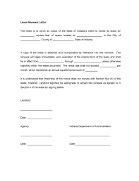 This letter is notice to you that your current lease/rental agreement for the above described premises will expire at midnight on (date) ______________________ and will not be renewed. 36 Best Lease Renewal Letters Forms Word Pdf á… Templatelab