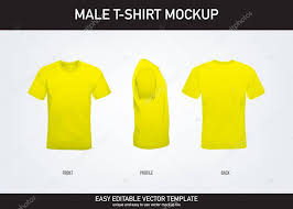 Download Yellow T Shirt Template Set Front Side Back View Mockup Vector Eps 10 Illustration Premium Vector In Adobe Illustrator Ai Ai Format Encapsulated Postscript Eps Eps Format Yellowimages Mockups
