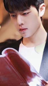 It's really like a little Bodhisattva made of white jade. When the light  hits him, it's like the moonlight breaks through the night and falls