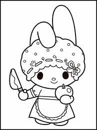Can't find what you are looking for? Coloring Pages Onegai My Melody 1