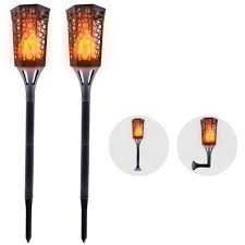 Solar Lights Outdoor Flickering Flame Lights Torch Lights 96 Led 3 Installation Way Waterproof Landscape Decoration Lighting Dusk To Dawn Security Path Lights For Patio Garden Home 2 Pack Walmart Com Walmart Com