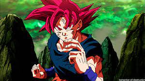 How did you put your gif as the cover image?? Goku Super Saiyan God Gif Explore Tumblr Posts And Blogs Tumgir