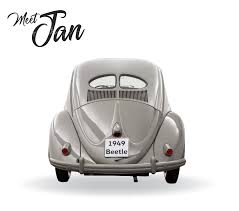 Image result for Silver Gray 1949 Beetle