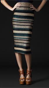 Pin By Dona Novack On Fashion Fashion Burberry Skirt Stripe Skirt