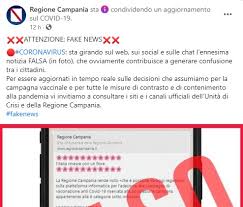 Da domani, giovedì 3 giugno, si parte infatti con le prenotazioni libere e non più per fasce di età in molte. La Regione Campania Rende Noto Che E Possibile Da Oggi Registrarsi La Bufala Dei Vaccini Per Tutti In Campania