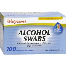 Alcohol Swabs From Walgreens Walgreens Alcohol Antiseptic