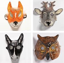 Animal Masks From Latvia I Coos Ahhs Clay Mask Art Animal Masks Animal Sculptures