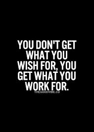 It's your birthday, let's get up to some mischief! You Don T Get What You Wish For You Get What You Work For Motivational Quote Fitness Shop And Tips