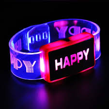 Led Wristbands Light Bracelets Pattern Fashion Stage Gift